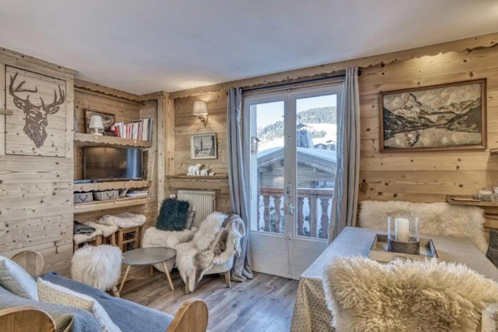 Tres Bel Appartement Avec Parking Gratuit Megève Extérieur photo